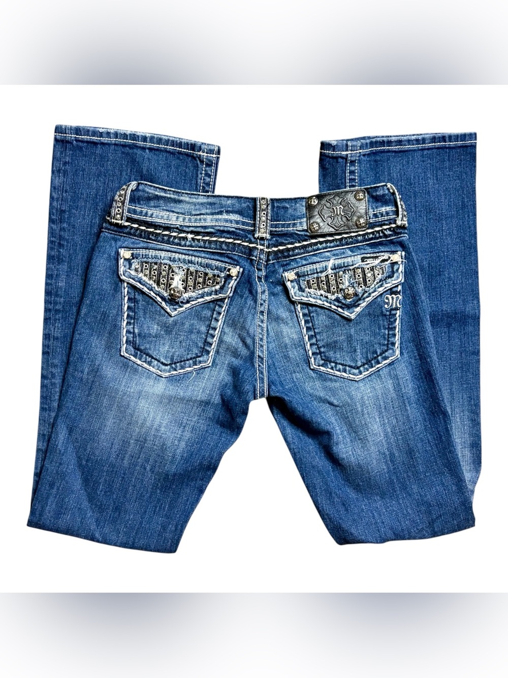 Y2K lowrise MISS Me embellished Blue Women's Jeans